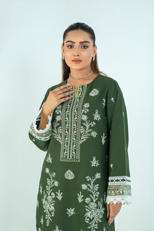 Olive Green Elegance