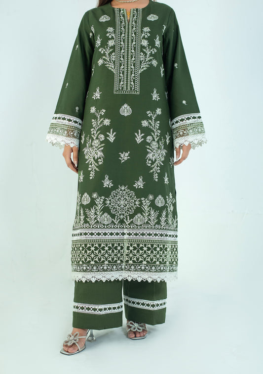 Olive Green Elegance